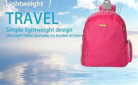 Buy Travel Blue Pink 11 litres Foldable Travel Backpack at Amazon.in