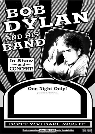 Bob Dylan and His Band - Open Air Festival, Nürnberg 1978 - Konzertpl ...
