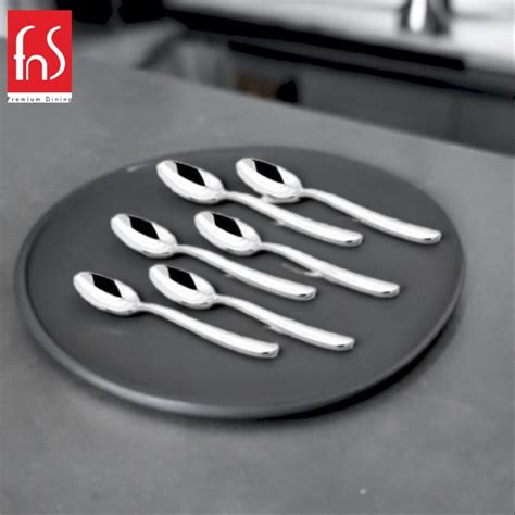 Montavo by FnS Verona Stainless Steel 6 Pcs Tea Spoon Set