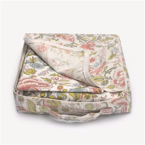 Jamila rose reversible duvet cover & pillow set – Inka