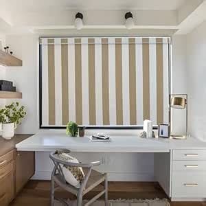 HIPPO Stripe Blackout Roller Blind for Windows UV Protection Corded ...