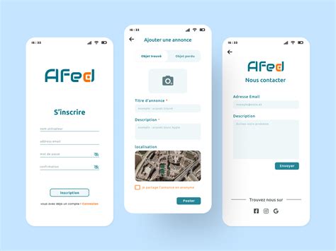Lost & Found Mobile App Design by Zelikha Hasna Belhamri on Dribbble