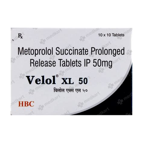 VELOL XL 50MG TABLET 10'S : View Price, Combination and Alternatives ...