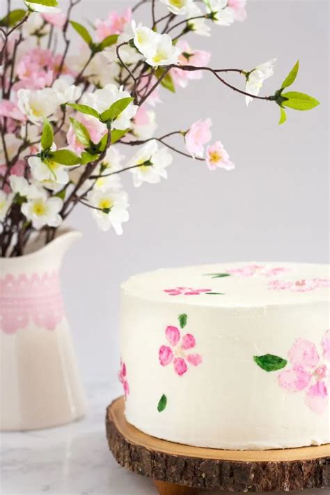 Cherry Blossom Cake Tutorial 的图像结果