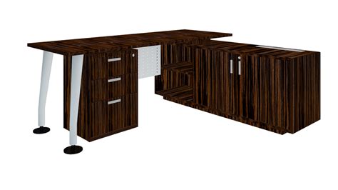 Executive Office Table Desk With The Metal Legs Base & Top Particle Bo