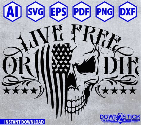 Live Free Or Die Tattoo