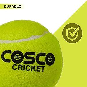 Cosco Light Cricket Tennis Ball (Pack of 6) : Amazon.in: Sports ...