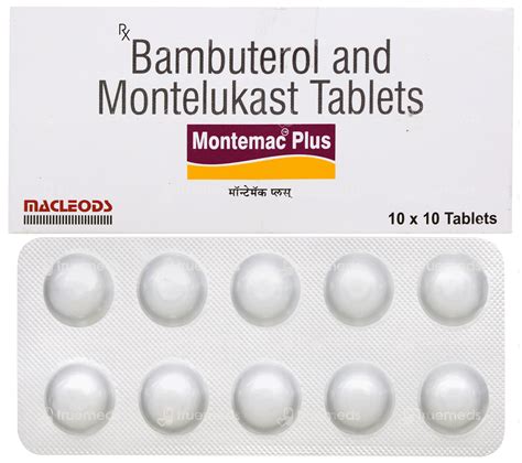 Montemac Plus 1010 Mg Tablet 10 - Uses, Side Effects, Dosage, Price ...