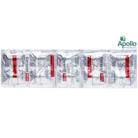 Ceroxim 500 mg Tablet 10's Price, Uses, Side Effects, Composition ...