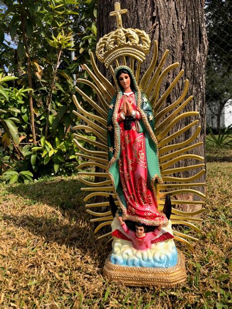 Our Lady of Guadalupe Statue //la Virgen De Guadalupe Statue//catholic ...
