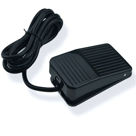 Buy URBEST® Black AC 250V 10A SPDT NO NC Momentary Foot Pedal Switch ...