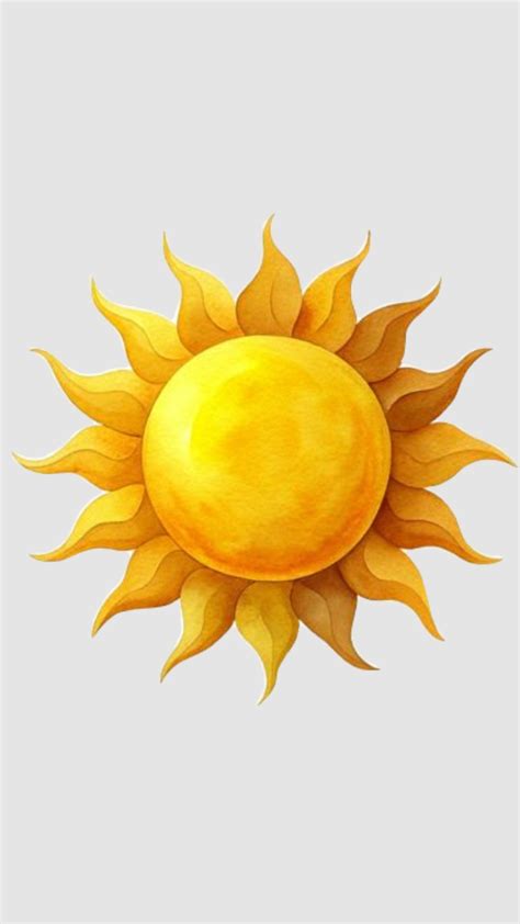 Sun Cartoon Drawing