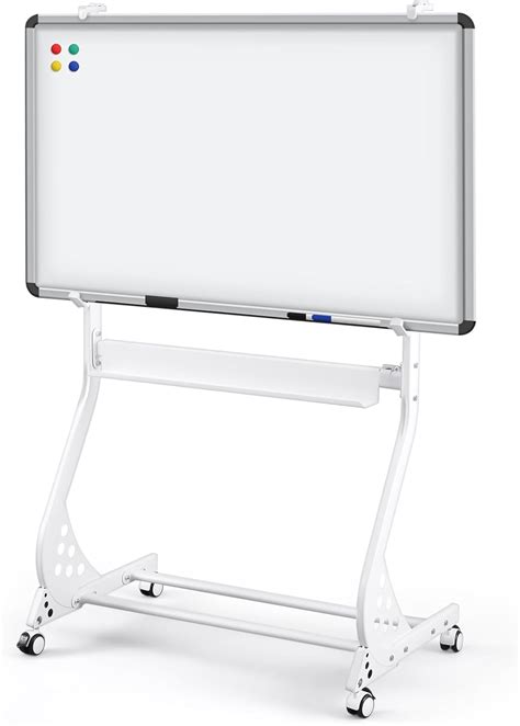 ((INCOMPLETE )) Hicarer Whiteboard Mobile Stand Only Height & Width Adjustable Aluminum Frame ...