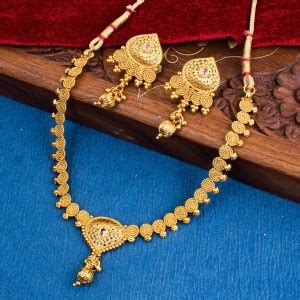 Shostopper by Sukkhi Brass Gold-plated Gold Jewellery Set Price in ...