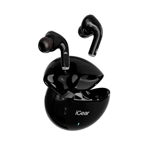 iGear Gemz Wireless Earbuds: 15 Hours Playtime, HiFi Bass, Instant Pai