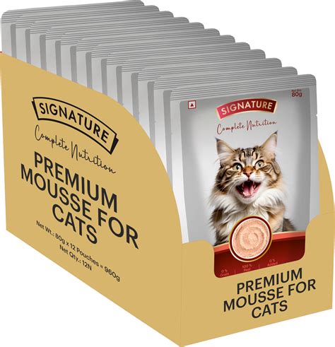 Buy Signature Grain Zero Salmon Mousse Adult Cat Wet Food online at ...