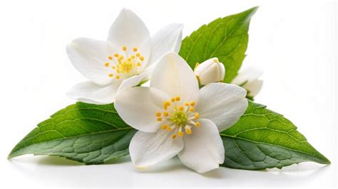Jasmine white flower on white background jasmine white flower isolated ...
