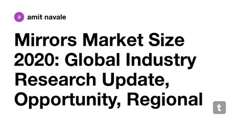 Mirrors Market Size 2020: Global Industry Research Update, Opportunity ...