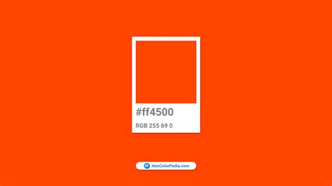 Orange Red Color | # F F4500 - Hex Color Conversion - Color Schemes ...