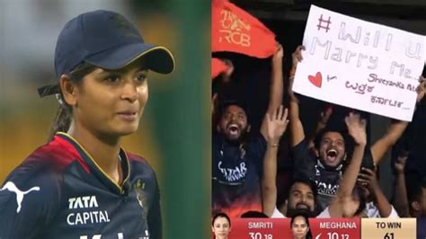 WPL 2024, RCB Vs GT: Fan Proposed To RCB Player Shreyanka Patil For ...