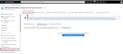 Cómo obtener los datos necesarios para la Autenticación Moderna de Outlook