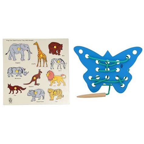 Buy Skillofun - SFS-44D Wooden Kingsize Identification Tray Wild ...