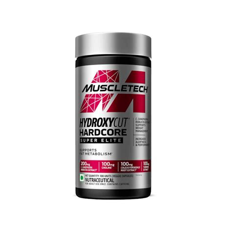 MuscleTech, Hydroxycut Hardcore, Super Elite, Supports Fat Metabolism ...