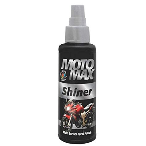 Motomax Shiner Multi Surface Spray Polish for Car & Bikes (100 ml ...