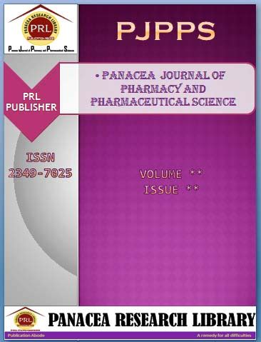 Vol. 3 No. 3 (2014) | Panacea Journal of Pharmacy and Pharmaceutical ...