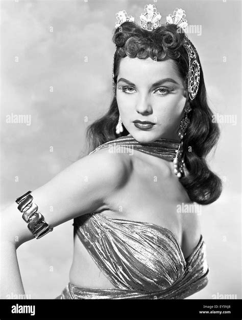 DEBRA PAGET US film actress as princess Shalimar in the 1954 film ...