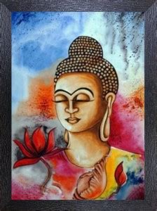 ETHNIC WALL ART modren art Canvas Painting Canvas 13 inch x 10 inch ...