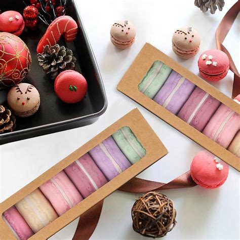 20pcs Auto Pop-Up Cookie Boxes For Pastry, Macarons, Hot Cocoa Bombs ...