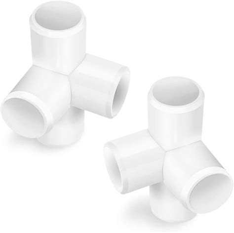 Buy 12 pack 4 Way 1/2 inch PVC Fitting Corner Cross Elbow, 1/2 PVC ...