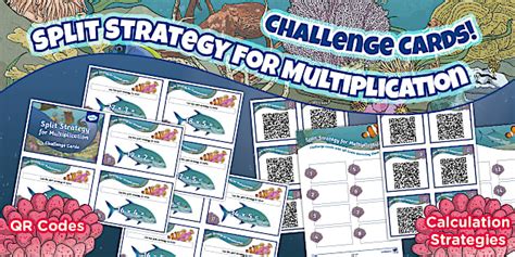 Multiplication Challenge Cards with QR Codes
