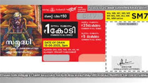 Kerala Lottery Result 07-12-2025: Samrudhi SM-32 Draw — 1 Crore First ...