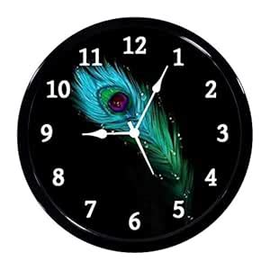 Buy Babawill Krishna Ji Pankh Abs Plastic Analog Wall Clock With Glass ...