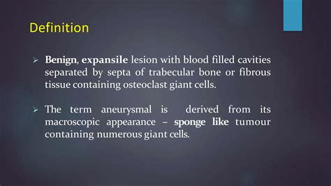 Simple and aneurysmal Bone cyst - Definition, Classfication, Investigations, treatment and DDs ...