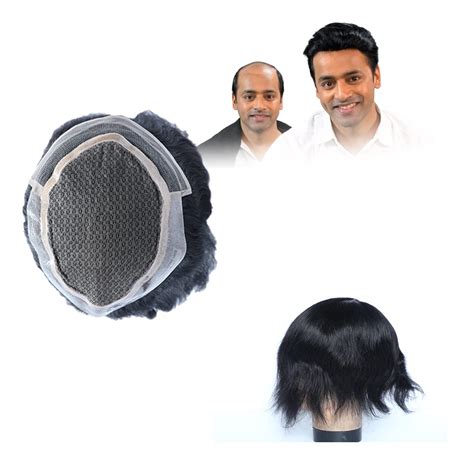 Berkowits Mirage Front Lace Hair Patch/Wig For Men | 100% Natural ...