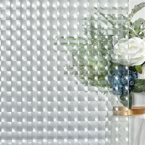 Buy VELIMAX 3D Window Film Privacy Special Squares Lenses Effect Window ...