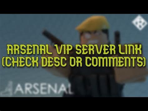 Image result for Arsenal VIP Server Menu