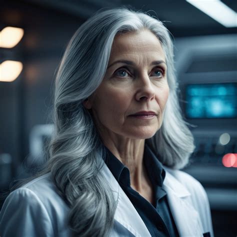 a long grey hair female sci fi scientist Prompts | Stable Diffusion Online