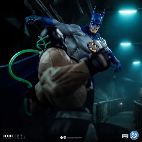 Batman vs Bane DC Comics Diorama Statue By Iron Studios