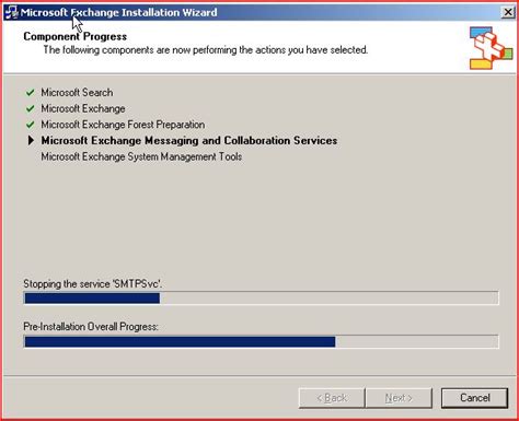 Exchange 2003 configuration step by step