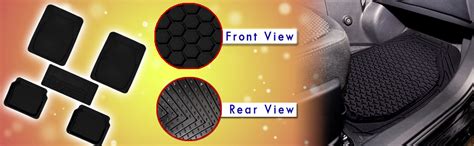 Autopearl Car Floor Mat for Creta (Set of 5, Black) : Amazon.in: Car ...