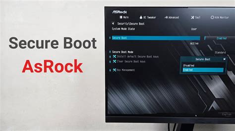 Image result for Disable Secure Boot ASRock