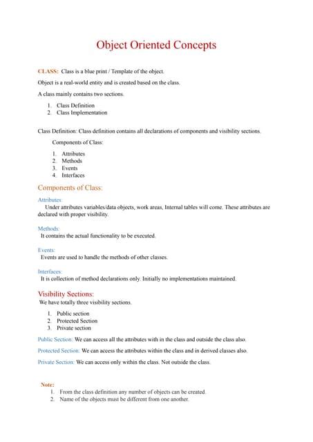 Image result for Object-Oriented Programming ABAP