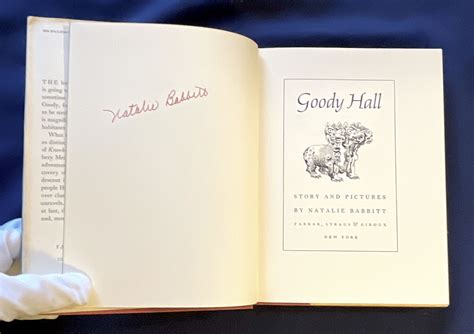GOODY HALL; Story and Pictures by Natalie Babbitt by Babbitt, Natalie ...