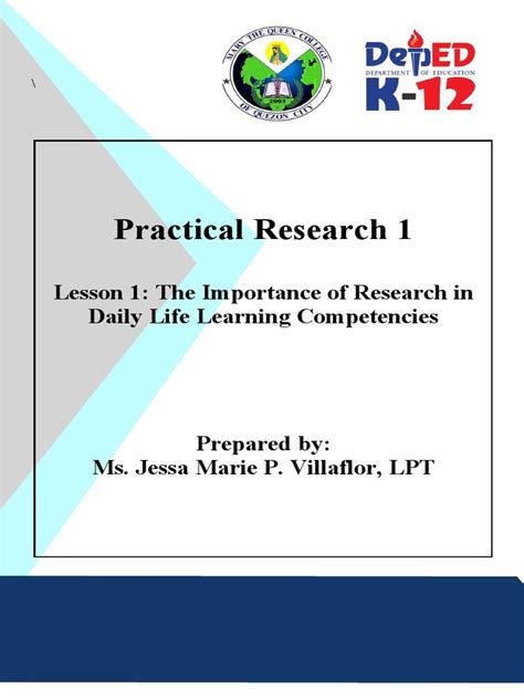 Image result for Practical Research Module 4