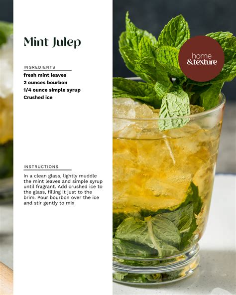 How to Make the Perfect Mint Julep - Home & Texture