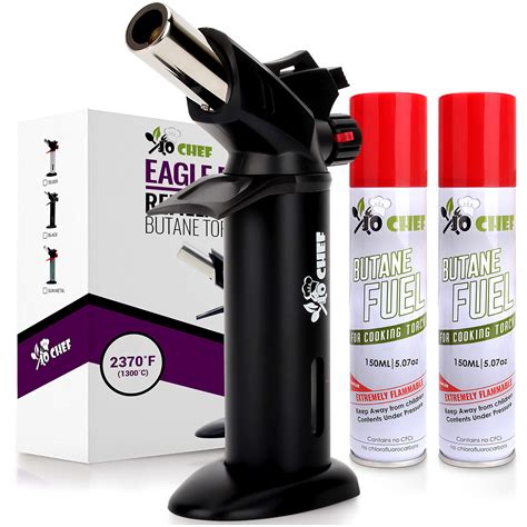Buy Eagle RX Crème Brûlée Torch – Safest Kitchen Food Torch – Safety ...